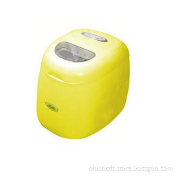 Yellow 2L Portable Ice Maker , 20kgs Desktop Ice Maker Mach